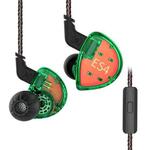 KZ ES4 Hybrid Technology HiFi In-Ear Wired Earphone With Mic(Green)