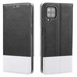 For Samsung Galaxy A42 Cross Texture Magnetic Horizontal Flip Leather Case with Card Slots & Holder & Wallet(Black)