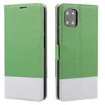 For Samsung Galaxy Note10+ Cross Texture Magnetic Horizontal Flip Leather Case with Card Slots & Holder & Wallet(Green)