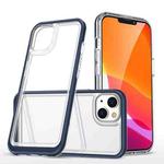 For iPhone 13 Bright Series Clear Acrylic + PC+TPU Shockproof Case(Navy Blue)