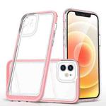 For iPhone 11 Bright Series Clear Acrylic + PC+TPU Shockproof Case (Pink)