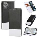 For iPhone 13 Pro Cross Texture Magnetic Horizontal Flip Leather Case with Card Slots & Holder & Wallet (Black)