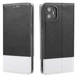 For iPhone 11 Cross Texture Magnetic Horizontal Flip Leather Case with Card Slots & Holder & Wallet (Black)