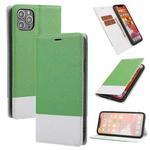 For iPhone 11 Pro Cross Texture Magnetic Horizontal Flip Leather Case with Card Slots & Holder & Wallet (Green)
