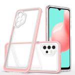 For Samsung Galaxy A32 5G Bright Series Clear Acrylic + PC+TPU Shockproof Case(Pink)