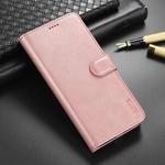 For Honor V40 AZNS Skin Feel Calf Texture Horizontal Flip Leather Case with Card Slots & Holder & Wallet(Rose Gold)