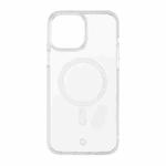 For iPhone 13 mini MOMAX Magnetic PC + TPU Protective Case (Transparent White)