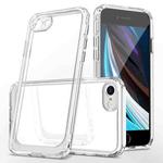 Acrylic + TPU Accurate Hole Transparent Shockproof Case For iPhone SE 2022 / SE 2020 / 8 / 7