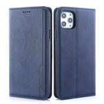 For iPhone 11 Pro Diaobaolee Gemini Magnetic Buckle Horizontal Flip Leather Case with Holder & Card Slots(Blue)