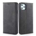 For iPhone 11 Pro Max Diaobaolee Gemini Magnetic Buckle Horizontal Flip Leather Case with Holder & Card Slots(Black)