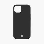 For iPhone 13 mini MOMAX Liquid Silicone Magnetic Shockproof Case (Black)