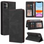 Simple Suction Closure Horizontal Flip Leather Case with Holder & Card Slot & Wallet For iPhone 11 Pro(Black)
