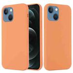 For iPhone 13 Pro Shockproof Silicone Magnetic Magsafe Case (Orange)
