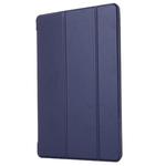 For iPad 10.2 2021 / 2020 / 2019 GEBEI Shockproof Horizontal Flip Leather Case with Three-folding Holder(Royal Blue)