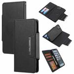For iPhone 13 Ultra-thin Separable Magnetic Horizontal Flip Leather Case with Card Slot & Wallet(Black)