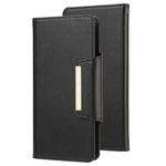 For Samsung Galaxy S21+ 5G Ultra-thin Separable Magnetic Horizontal Flip Leather Case with Card Slot & Wallet(Black)