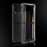 For Samsung Galaxy Z Flip4 Aurora PC + TPU Clear Four-corner Shockproof Phone Case