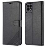 For Huawei Maimang 10 SE 5G AZNS Sheepskin Texture Horizontal Flip Leather Case with Holder & Card Slots & Wallet(Black)