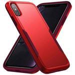 For iPhone X / XS Pioneer Armor Heavy Duty Shockproof Phone Case(Red)