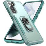 For Samsung Galay S21 5G Pioneer Armor Heavy Duty PC + TPU Shockproof Case with Holder(Green)