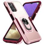 For Samsung Galay A32 5G Pioneer Armor Heavy Duty PC + TPU Shockproof Case with Holder(Pink)