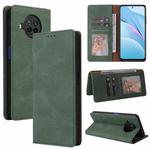 For Xiaomi Mi 10T Lite 5G Simple Suction Closure Horizontal Flip Leather Case with Holder & Card Slot & Wallet(Green)