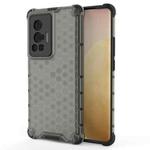 For vivo X70 Pro Shockproof Honeycomb PC + TPU Case(Black)