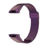 For Huawei Band 4 / Honor Band 5i MIJOBS Milan Stainless Steel Watch Band(Purple)