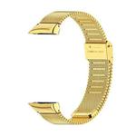 For Huawei Band 6 / Honor Band 6 / 7 MIJOBS Milan Stainless Steel Watch Band(Gold)