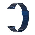 For Huawei Band 6 / Honor Band 6 / 7 MIJOBS Milan Stainless Steel Watch Band(Blue)