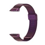 For Huawei Band 6 / Honor Band 6 MIJOBS Milan Stainless Steel Watch Band(Purple)