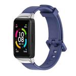 For Huawei Band 6 / Honor Band 6 MIJOBS Universal Breathable Silicone Watch Band(Blue)