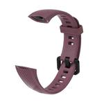For Honor Band 4 / 5 MIJOBS Breathable Silicone Watch Band(Purple Red)