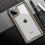 For iPhone 11 Pro iPAKY Shockproof PC + Silicone Air Bag Protective Case(Champagne Gold)