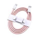 TOTUDESIGN BPD-008 Glory Series 8 Pin PD Braided Fast Charging Data Cable, Length: 1m(Pink)