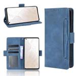 For OPPO Realme GT Explorer Master Skin Feel Calf Pattern Horizontal Flip Leather Case with Holder & Card Slots & Photo Frame(Blue)