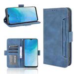 For vivo Y19/U3/U20/Y5S Skin Feel Calf Pattern Horizontal Flip Leather Case with Holder & Card Slots & Photo Frame(Blue)