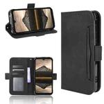 For Doogee S86 / S86 Pro Skin Feel Calf Pattern Horizontal Flip Leather Case with Holder & Card Slots & Photo Frame(Black)