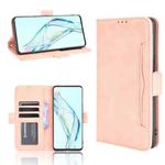 For ZTE Axon 30 5G Skin Feel Calf Pattern Horizontal Flip Leather Case with Holder & Card Slots & Photo Frame(Pink)