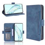 For ZTE Axon 30 5G Skin Feel Calf Pattern Horizontal Flip Leather Case with Holder & Card Slots & Photo Frame(Blue)