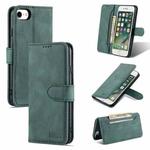 For iPhone SE 2022 / SE 2020 / 8 / 7 AZNS Dream II Skin Feel PU+TPU Horizontal Flip Leather Case with Holder & Card Slots & Wallet(Green)