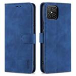 For Huawei nova 8 SE AZNS Skin Feel Calf Texture Horizontal Flip Leather Case with Card Slots & Holder & Wallet(Blue)