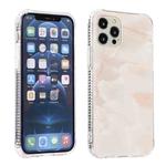 For iPhone 13 mini Sands Marble Double-sided IMD Pattern TPU + Acrylic Case (Brandy Jade)