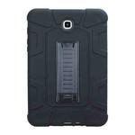 For Samsung Galaxy Tab A 8.0 2015 C5 Four Corners Shockproof Silicone + PC Protective Case with Holder(Black)