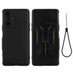 For Xiaomi Redmi Poco F3 GT 5G Solid Color Liquid Silicone Dropproof Full Coverage Protective Case(Black)