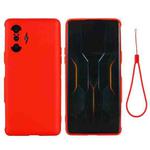 For Xiaomi Redmi Poco F3 GT 5G Solid Color Liquid Silicone Dropproof Full Coverage Protective Case(Red)