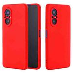 For Honor 50 SE Solid Color Liquid Silicone Dropproof Full Coverage Protective Case(Red)