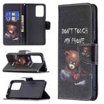 For Xiaomi Mi 11T Colored Drawing Pattern Horizontal Flip Leather Case with Holder & Card Slots & Wallet(Bear)