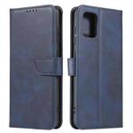 For Samsung Galaxy A41 Calf Texture Buckle Horizontal Flip Leather Case with Holder & Card Slots & Wallet(Blue)