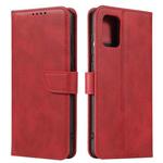 For Samsung Galaxy A51 5G Calf Texture Buckle Horizontal Flip Leather Case with Holder & Card Slots & Wallet(Red)